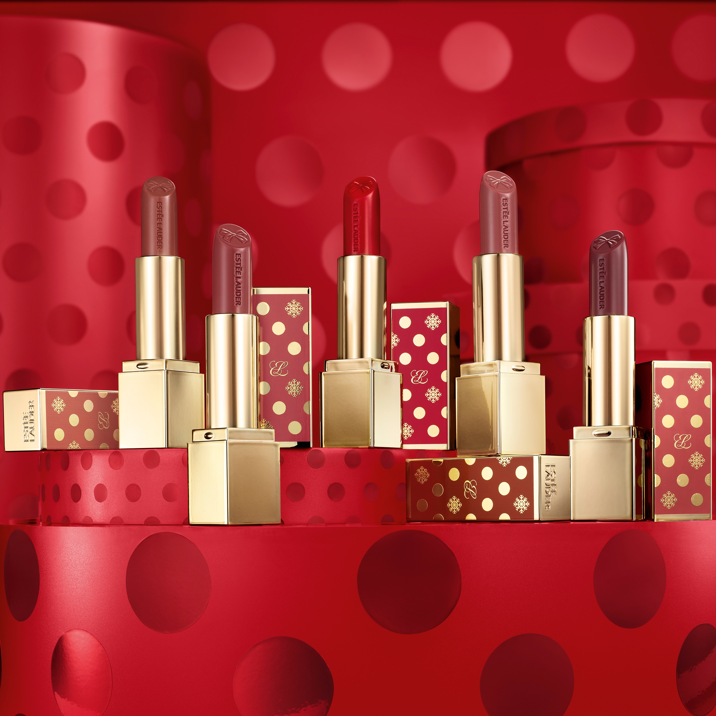 ESTEE LAUDER Up The Moment リップセット クリスマス Estée Lauder Unwrap the Moment Holiday Lip Gloss Gift Set ($125