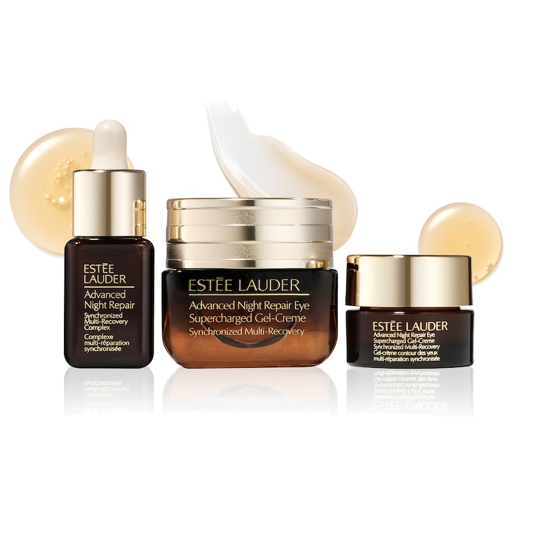 Advanced Night Repair Set de cuidado de la piel con crema de contorno de ojos Reparación + Brillo + Hidratación, Alt