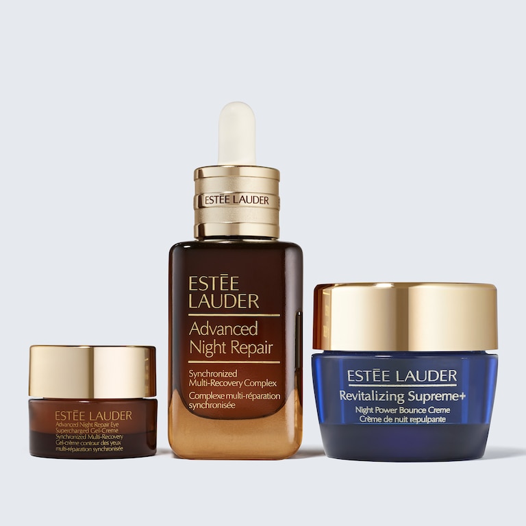Nighttime Experts Skincare Set Repair + Bounce + Brighten, Product Shot