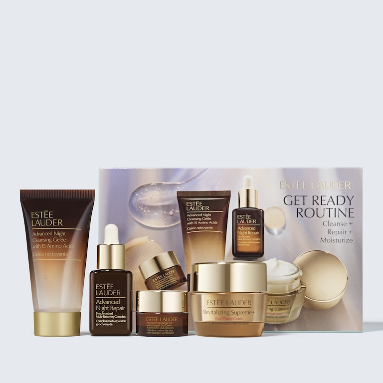 Get Ready Routine Hautpflege-Set Reinigung + Reparatur + Feuchtigkeitspflege, Product Shot