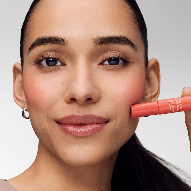 Futurist Blush liquide teinté pour les joues Blushmaker Dewy, 10.0 ml, 05 Afterglow, 05, Model, medium
