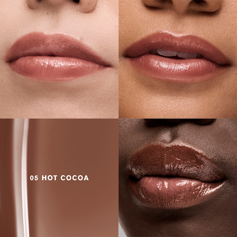 Huile à lèvres teintée Ultra Brillance, 6.0 ml, 05 Hot Cocoa, 05, Model, multiple
