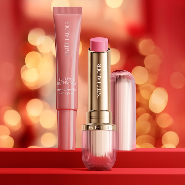 Set de regalo de maquillaje con colorete y bálsamo Rosy Reception Futurist, Alt