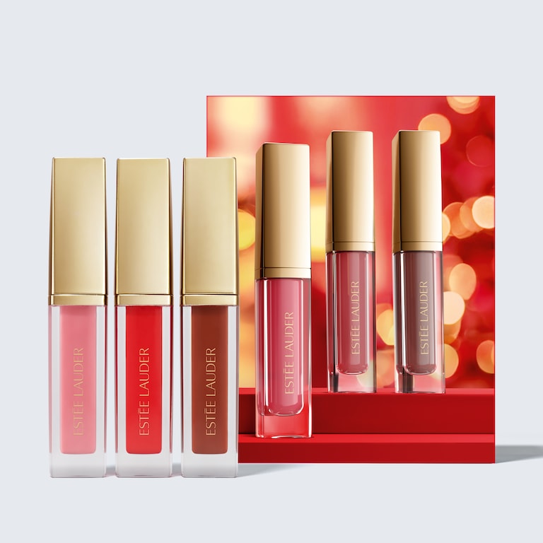 Suite Kisses Glossy Pout Mini Lip Oil Trio Makeup Gift Set, Product Shot