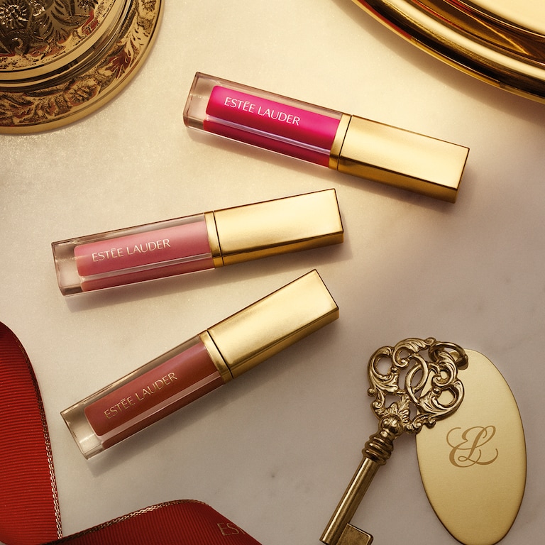 Suite Kisses Glossy Pout Mini Lip Oil Trio Makeup Gift Set, Alt