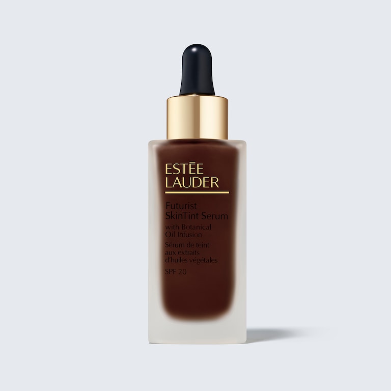 Futurist Skin Tint Serum Foundation with Botanical Oil Infusion SPF 20, Intense Java, 8C2, 30ml, Product Shot