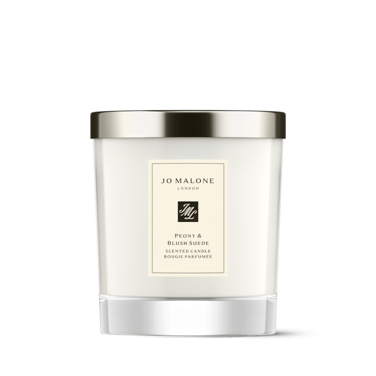 Peony & Blush Suede Scented Candle, 200.0 g, Product Shot