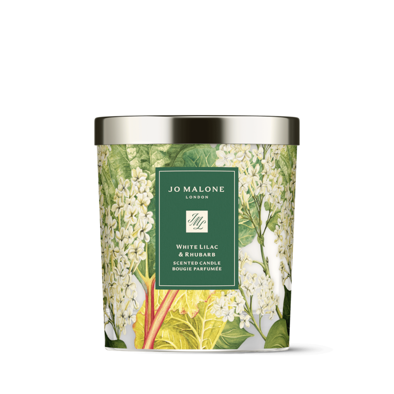 White Lilac & Rhubarb Vela de beneficência, 200.0 g, Product Shot