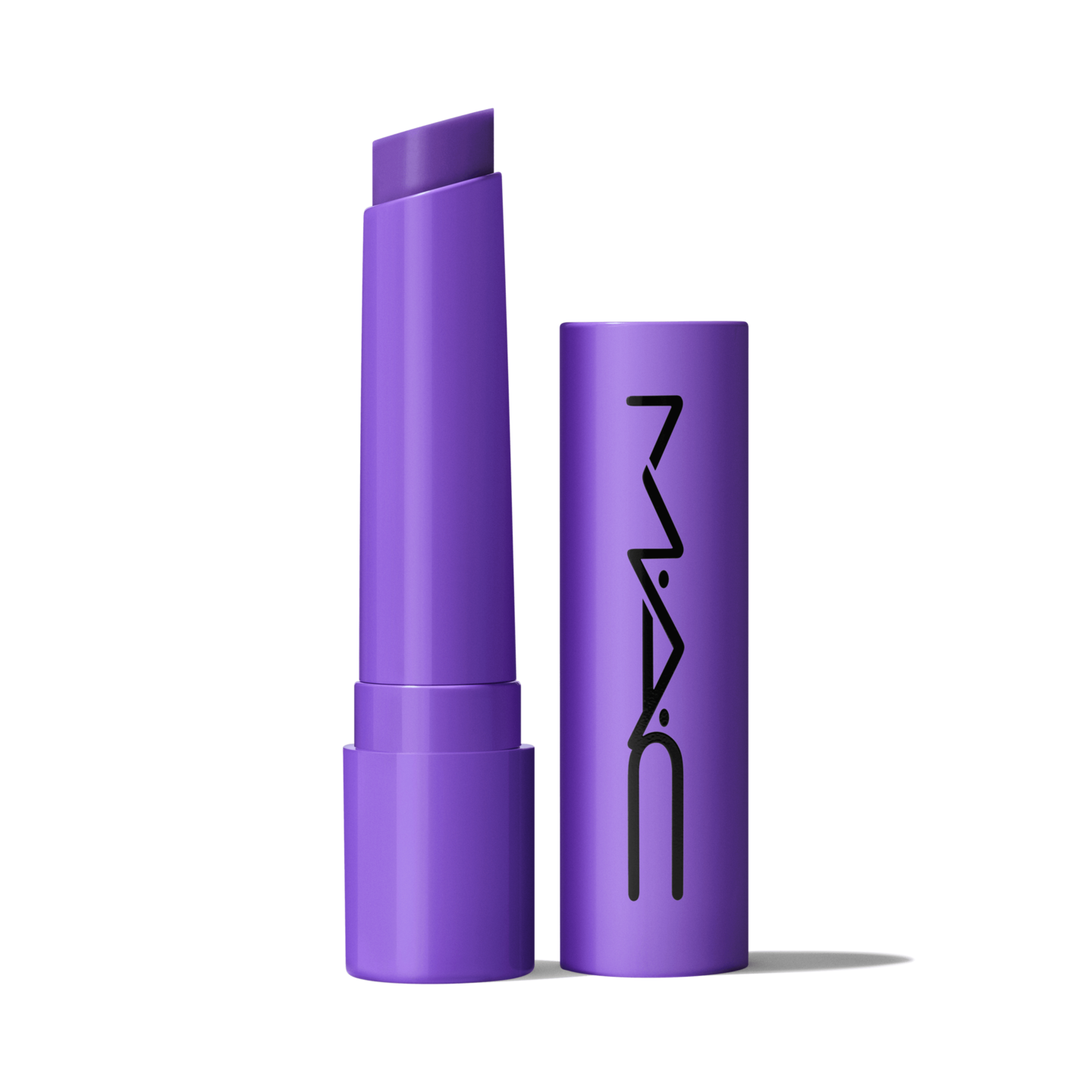 Purple lip outlet gloss