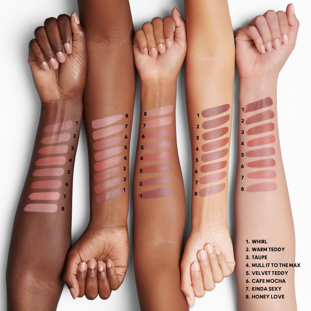 M.A.C lipstick DUPES- whirl, mehr, twig, taupe, velvet teddy (nude shades)  