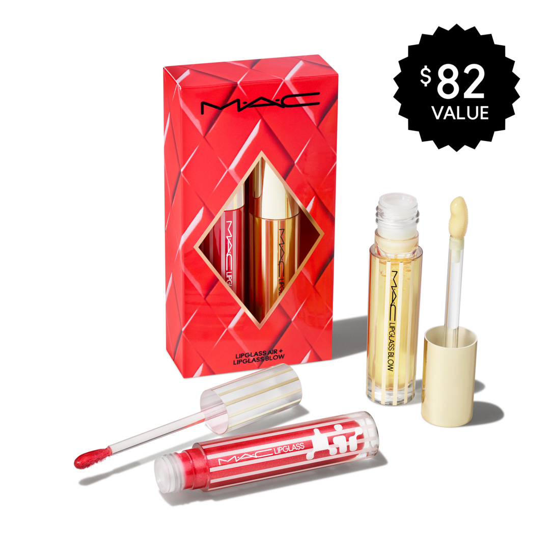 Blowing Air Kisses Glossy Lips Duo 