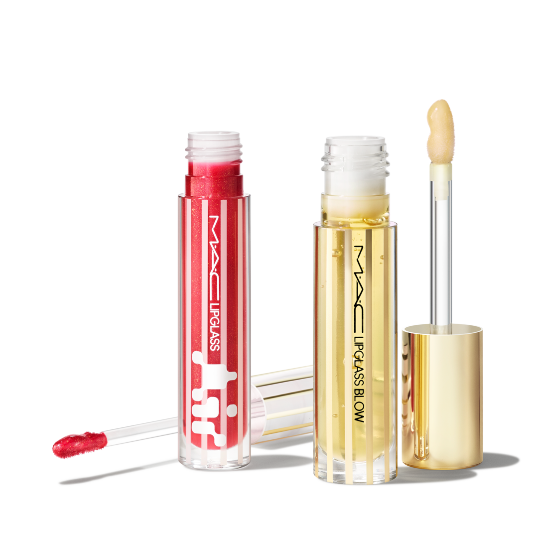 Blowing Air Kisses Glossy Lips Duo 