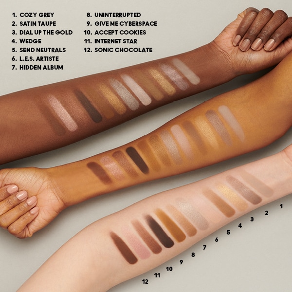 Palette de fards à paupières Connect In Colour : Unfiltered Nudes