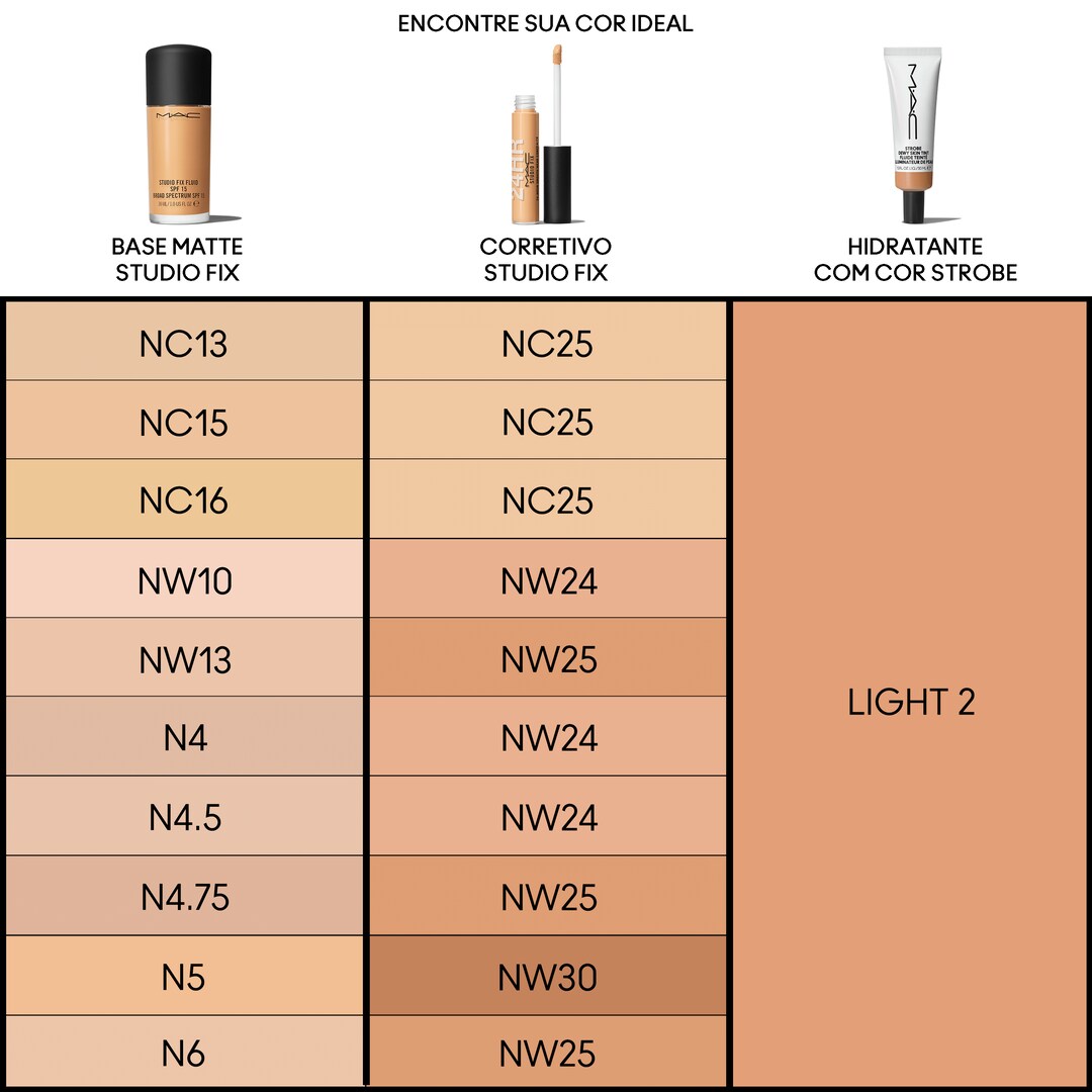 Hidratante Facial Com Cor Strobe