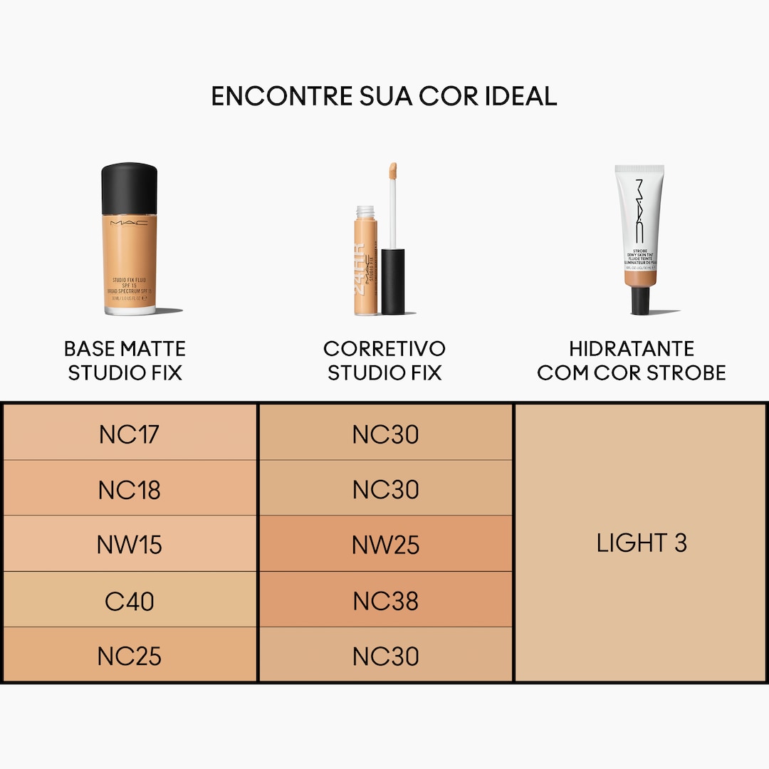 Hidratante Facial Com Cor Strobe