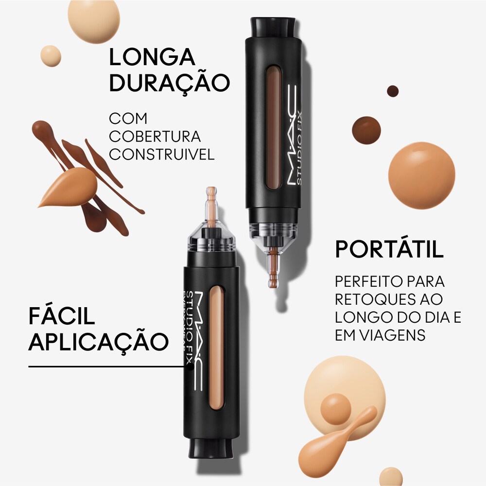 Base e Corretivo 2 em 1 Studio Fix Face Pen, NW45, 12ml