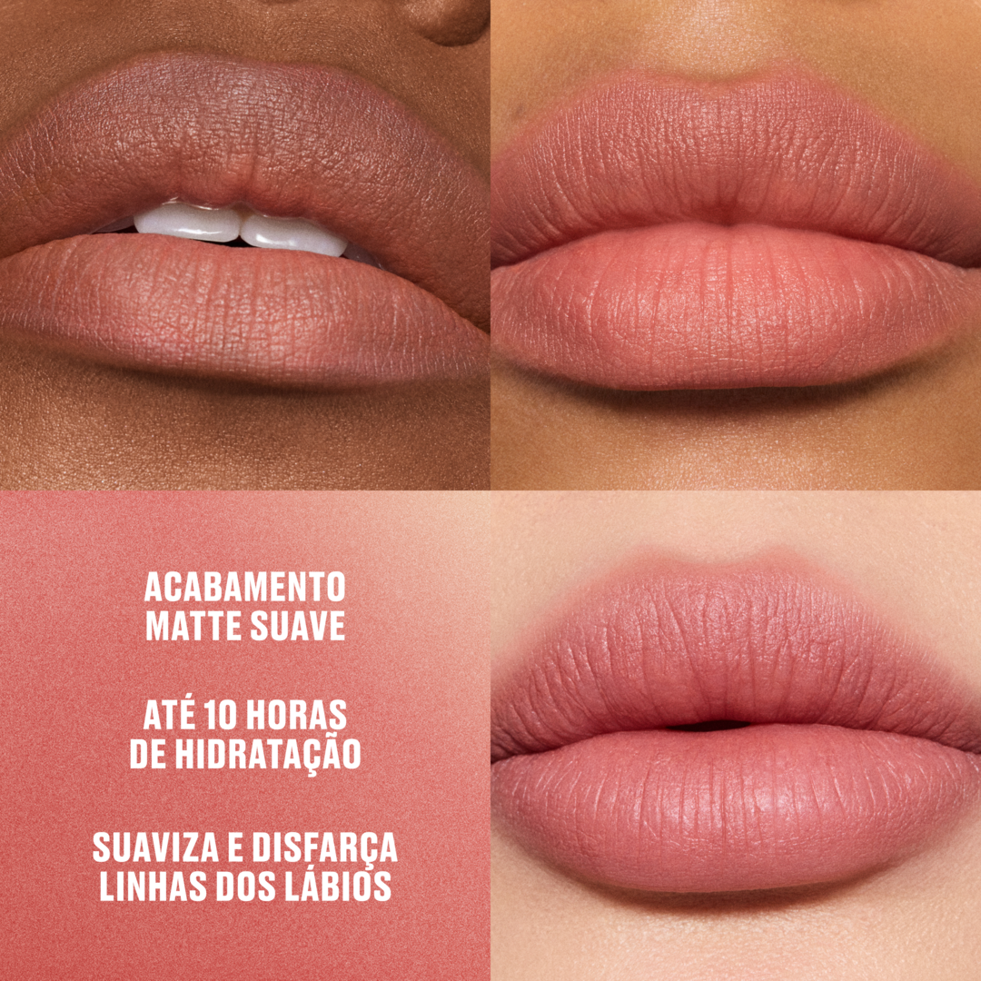 Batom Matte Blur Powder Kiss, Teddy 2.0, 3.5ml