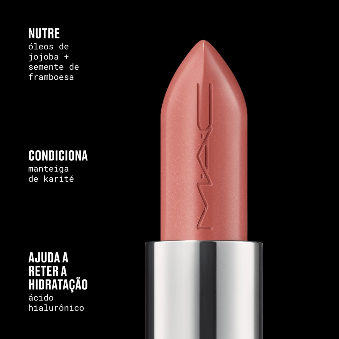 Batom Hidratante Brilhante Lustreglass Sheer-Shine, Thanks, It's MAC, 3g