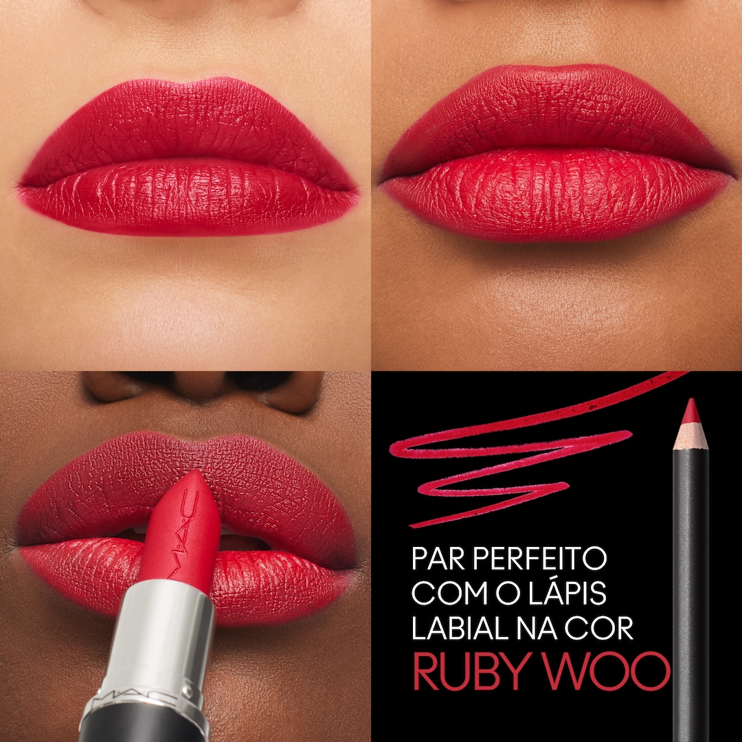 Batom Matte M·A·Cximal Holiday, Ruby Woo , 3.5g