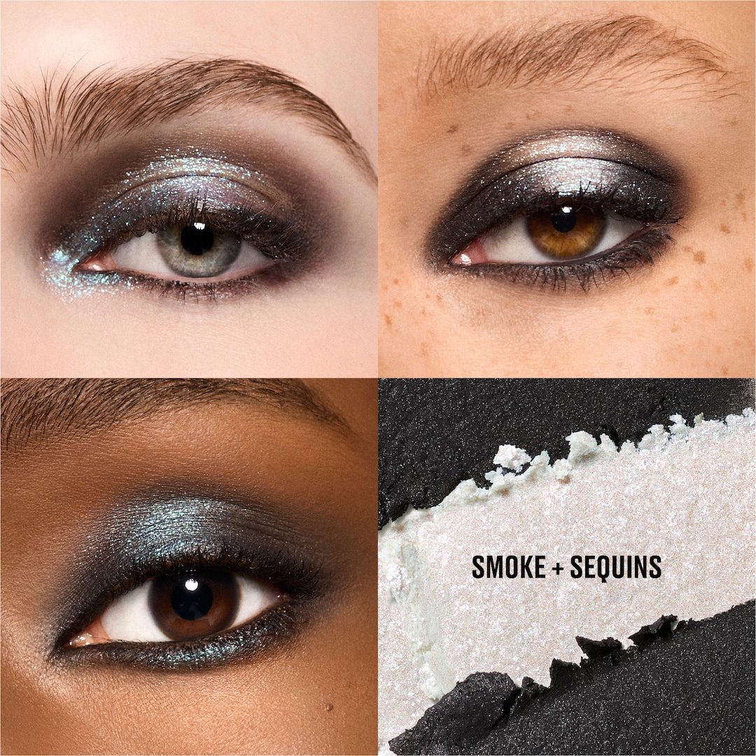 Duo de Sombras Smoke + Ice / Holiday, Smoke + Sequins , 2g