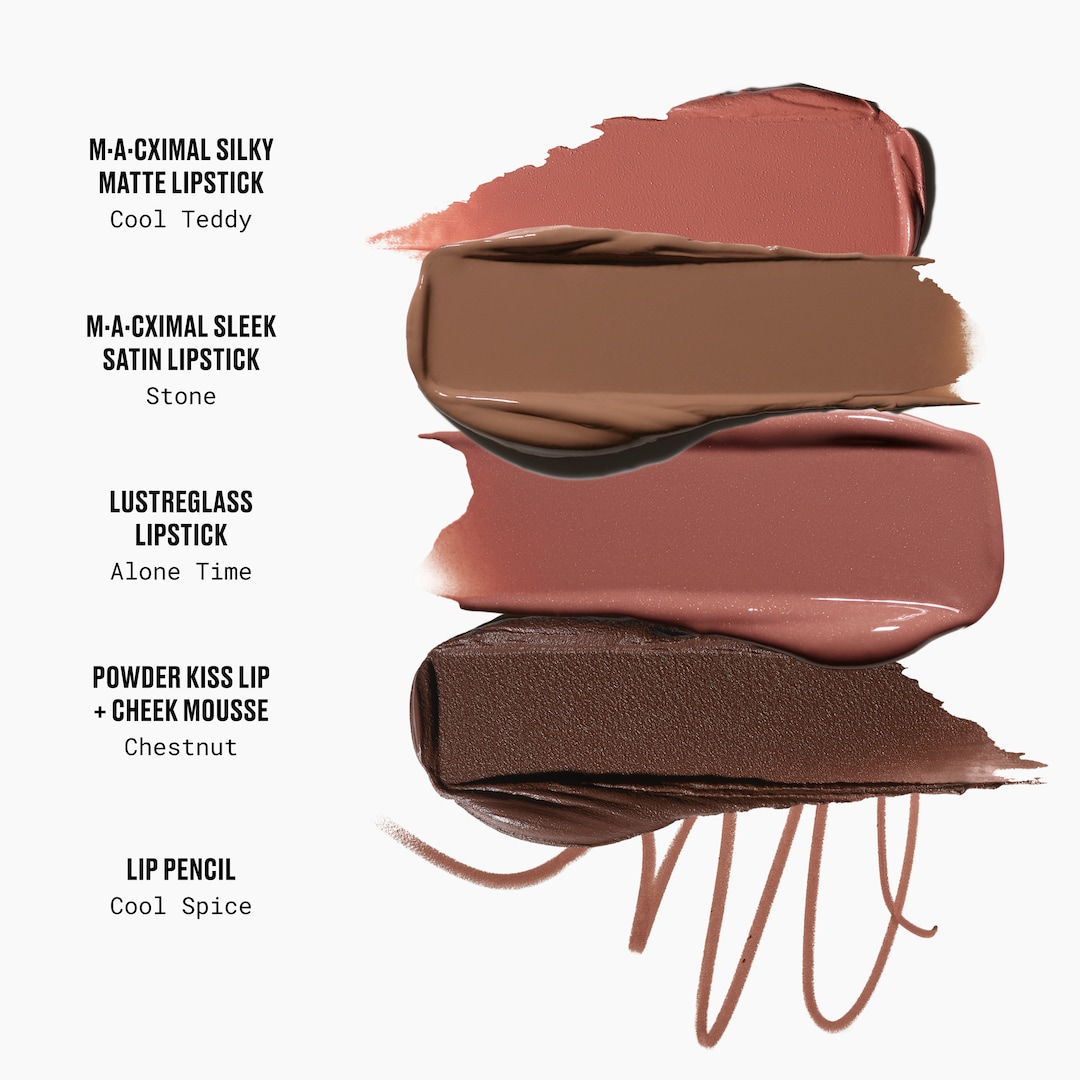 Kit de Batons M·A·C Celebrity Nudes / Holiday