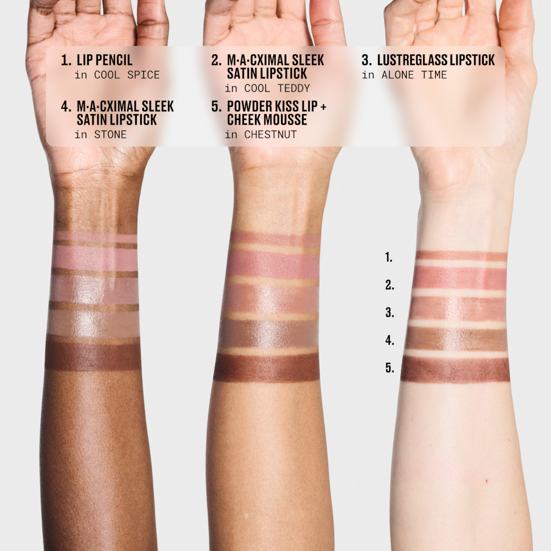 Kit de Batons M·A·C Celebrity Nudes / Holiday