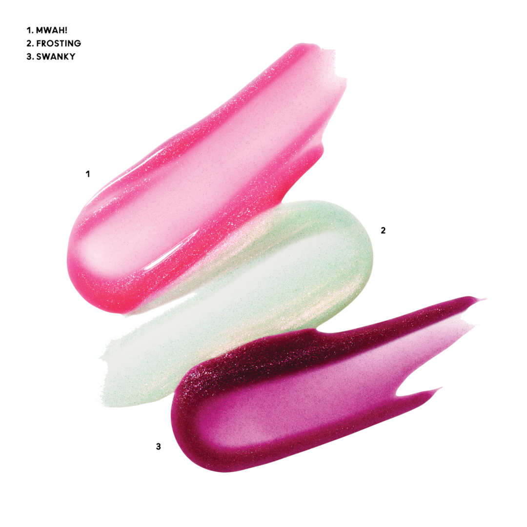 Trio de Glosses Festive Affair Lipglass Air / Holiday, 15ml