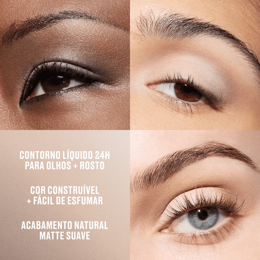 Sombra Líquida 2 em 1 Multisculpt Matte, Brulé, 4ml