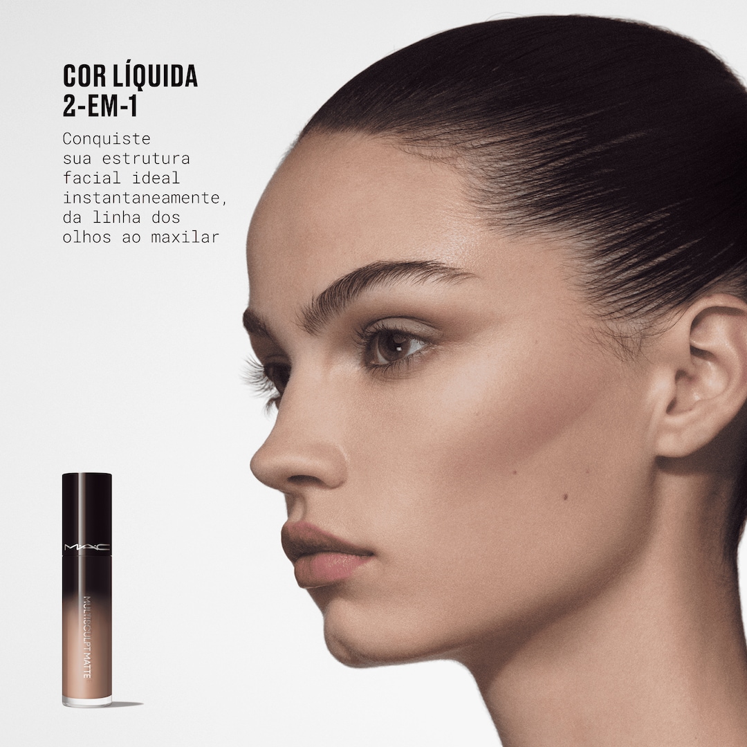 Sombra Líquida 2 em 1 Multisculpt Matte, Brulé, 4ml