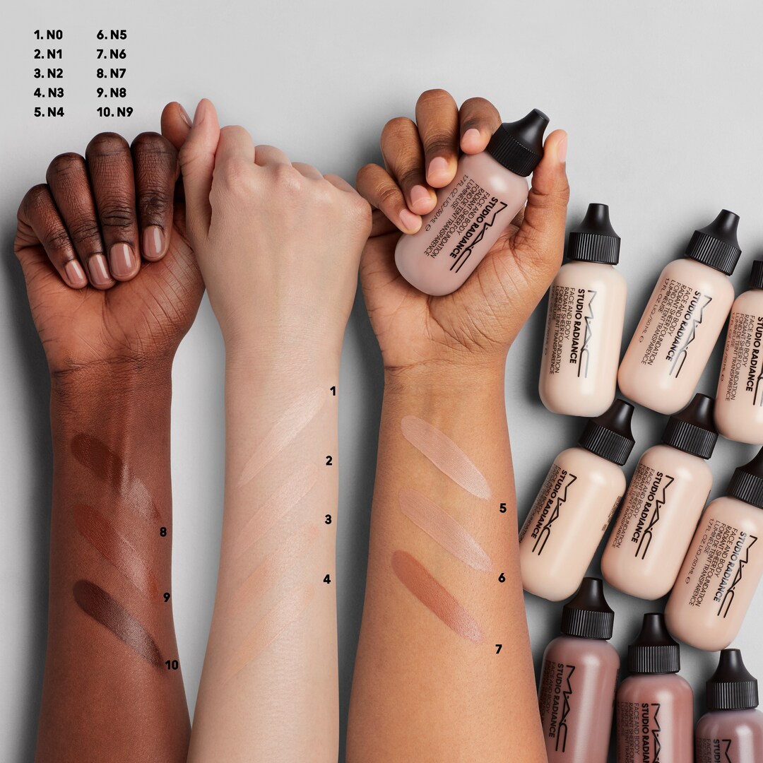 Base Líquida Hidratante Studio Radiance Face & Body Radiant Sheer