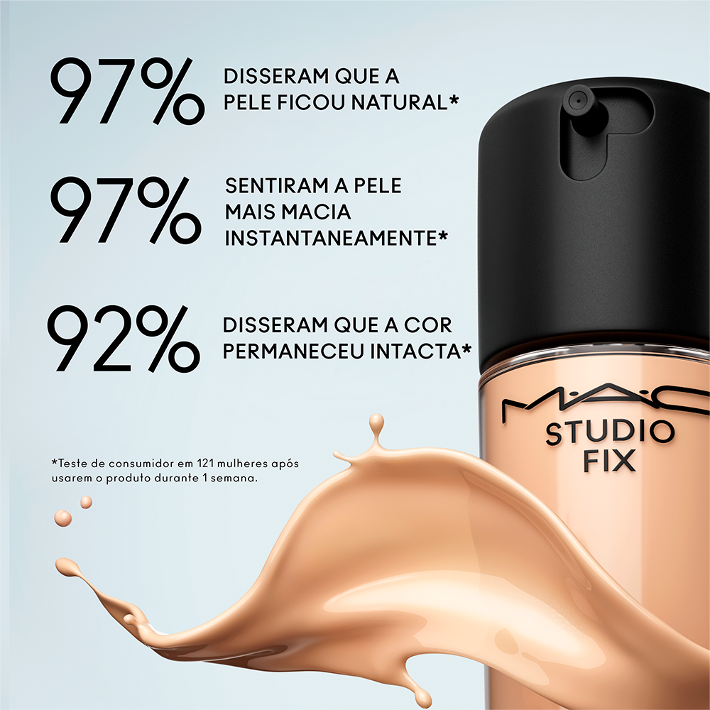 Base Líquida Soft Matte Studio Fix FPS15 Mini M·A·C, NC35, 15ml
