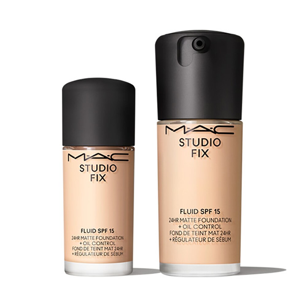 Base Líquida Soft Matte Studio Fix FPS15 Mini M·A·C, NC35, 15ml