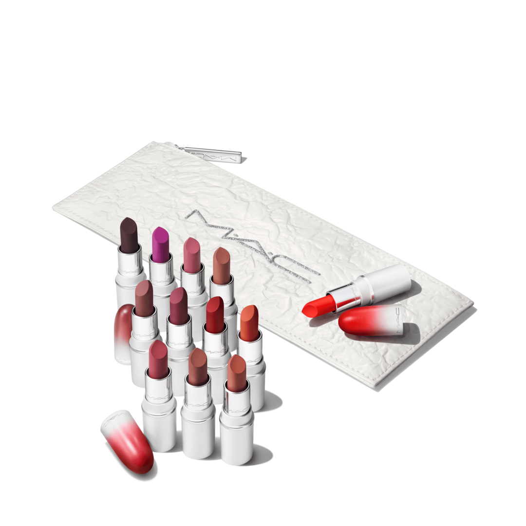 Kit de Natal Lips By The Dozen 12 Mini Batons Powder Kiss R$ 749 | VALE R$1068