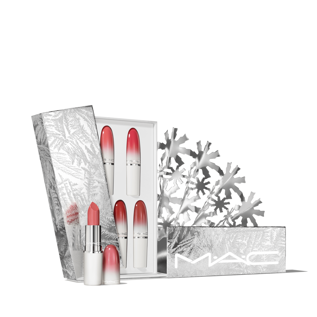 Kit 5 Batons MAC Frostbitten Kiss Lustreglass R$449 | VALE R$595