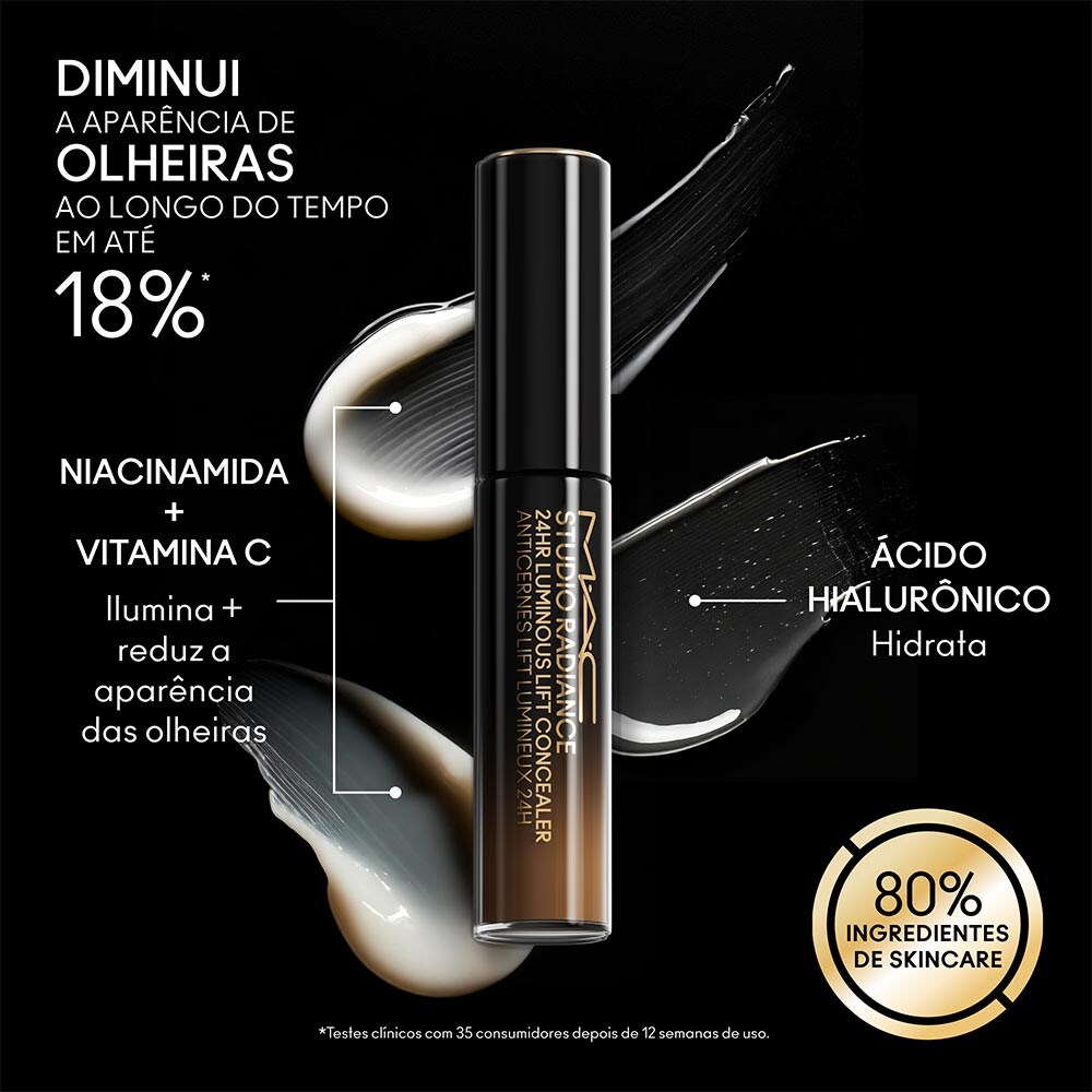 Corretivo Hidratante Studio Radiance 24hrs Luminous Lift 
