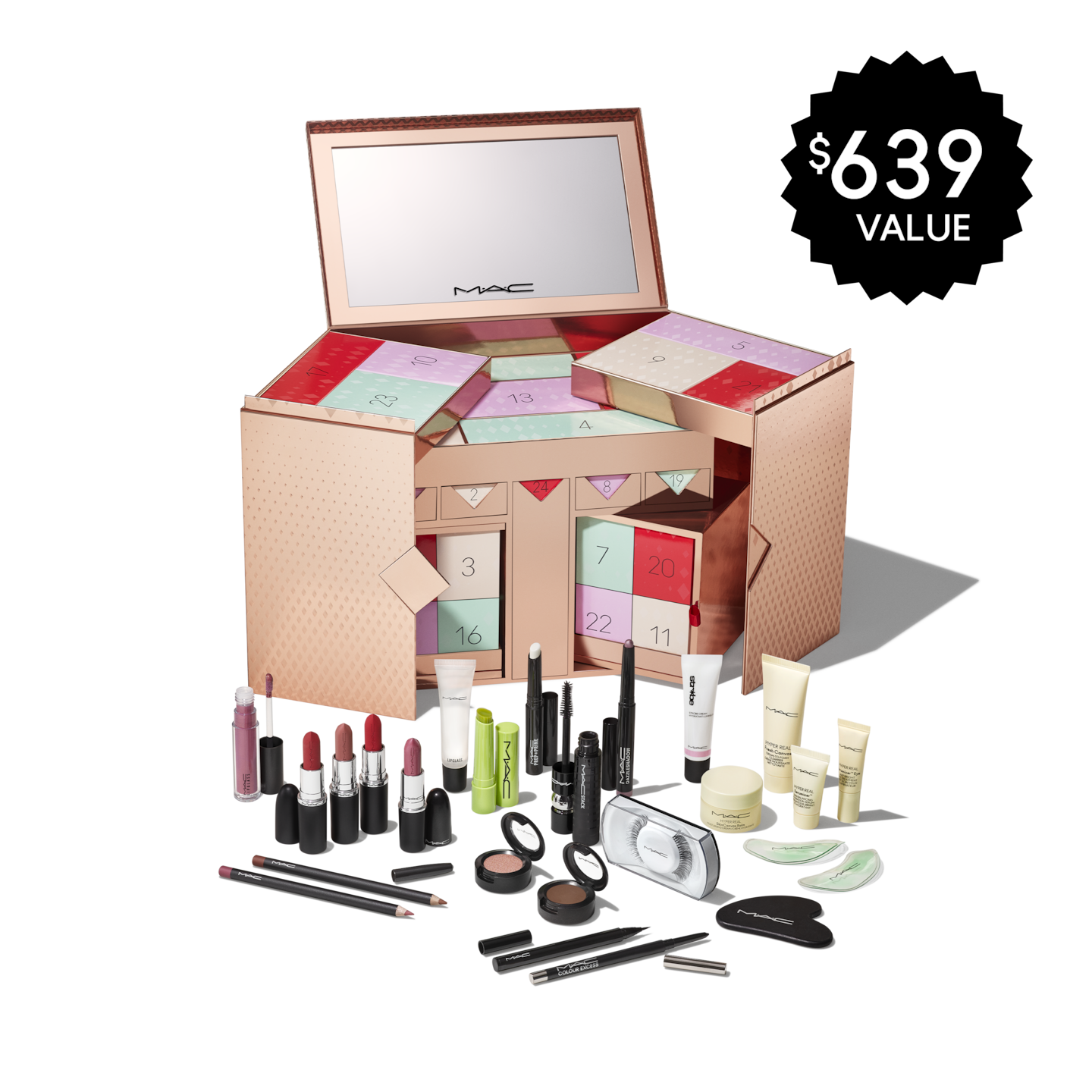 mac コスメアドベントカレンダー 24 Mystery Must Haves Advent Calendar ($639 VALUE) | MAC Cosmetics