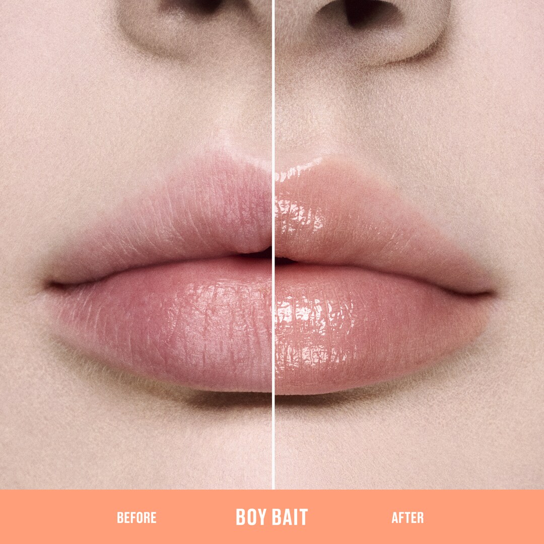 Lipglass Cushion High-Pigment Lip Oil, Boy Bait, 5ml