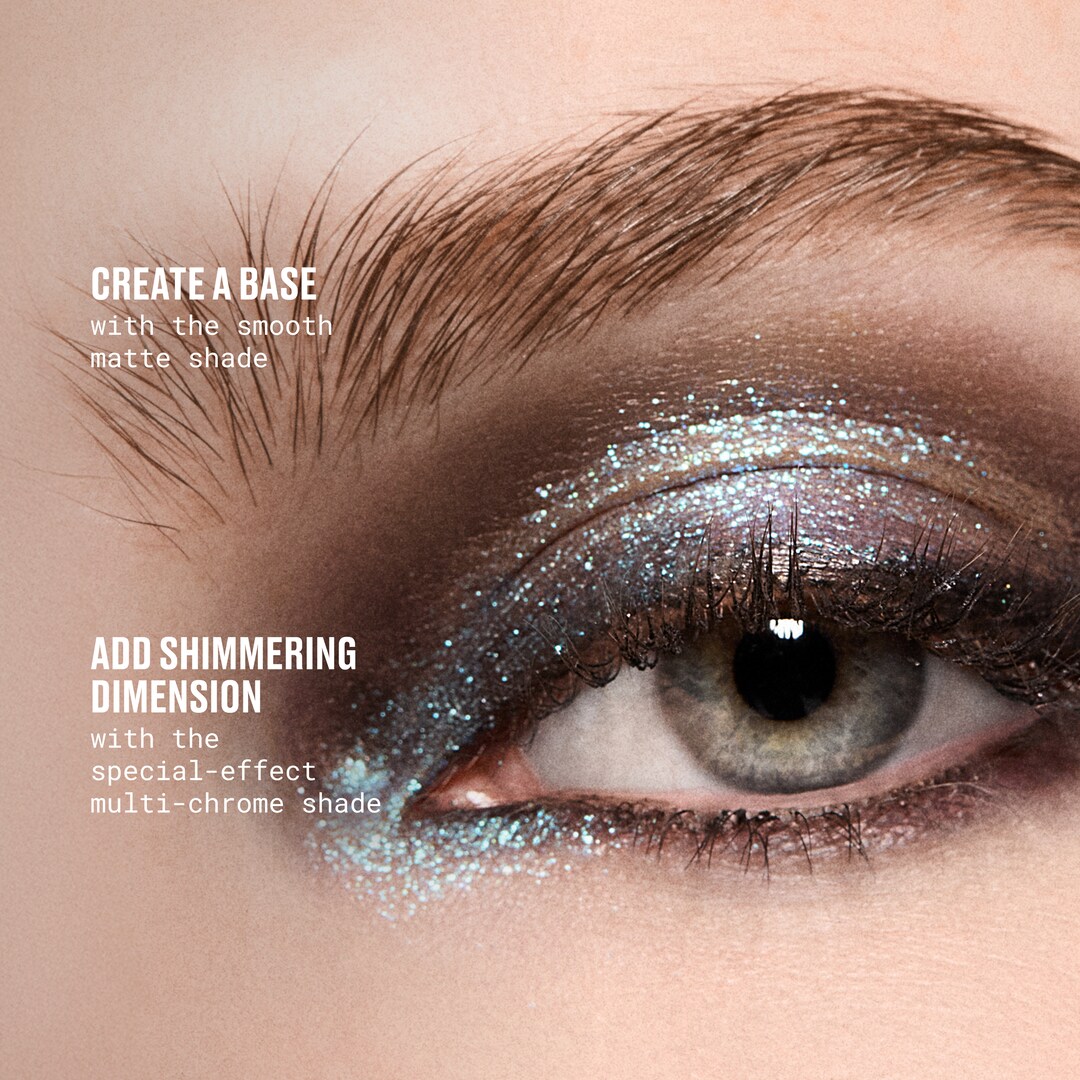 Smoke + Ice Eye Shadow Duo, Smoke + Sequins 