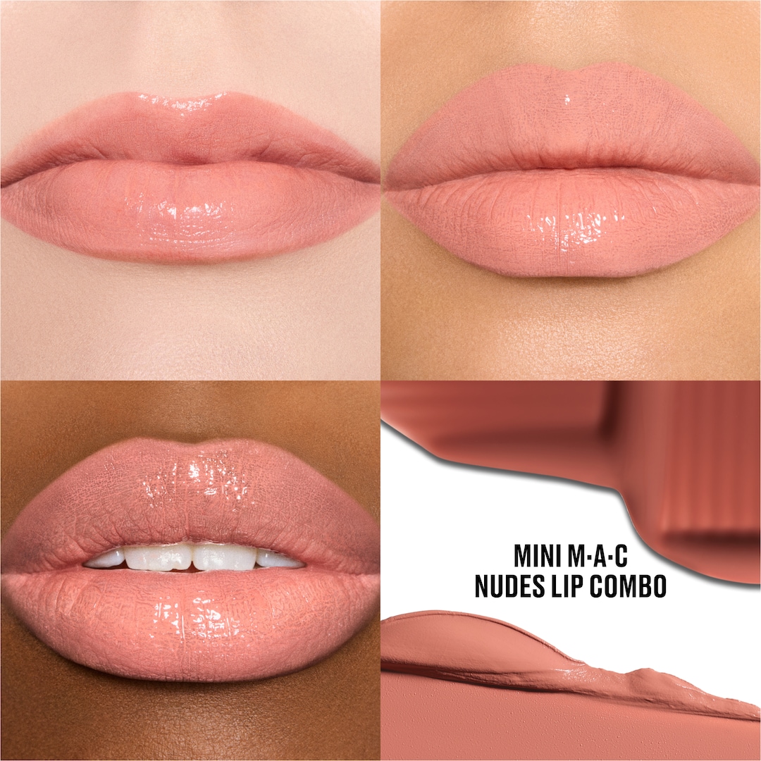 Mini M·A·C Nudes Lip Combo