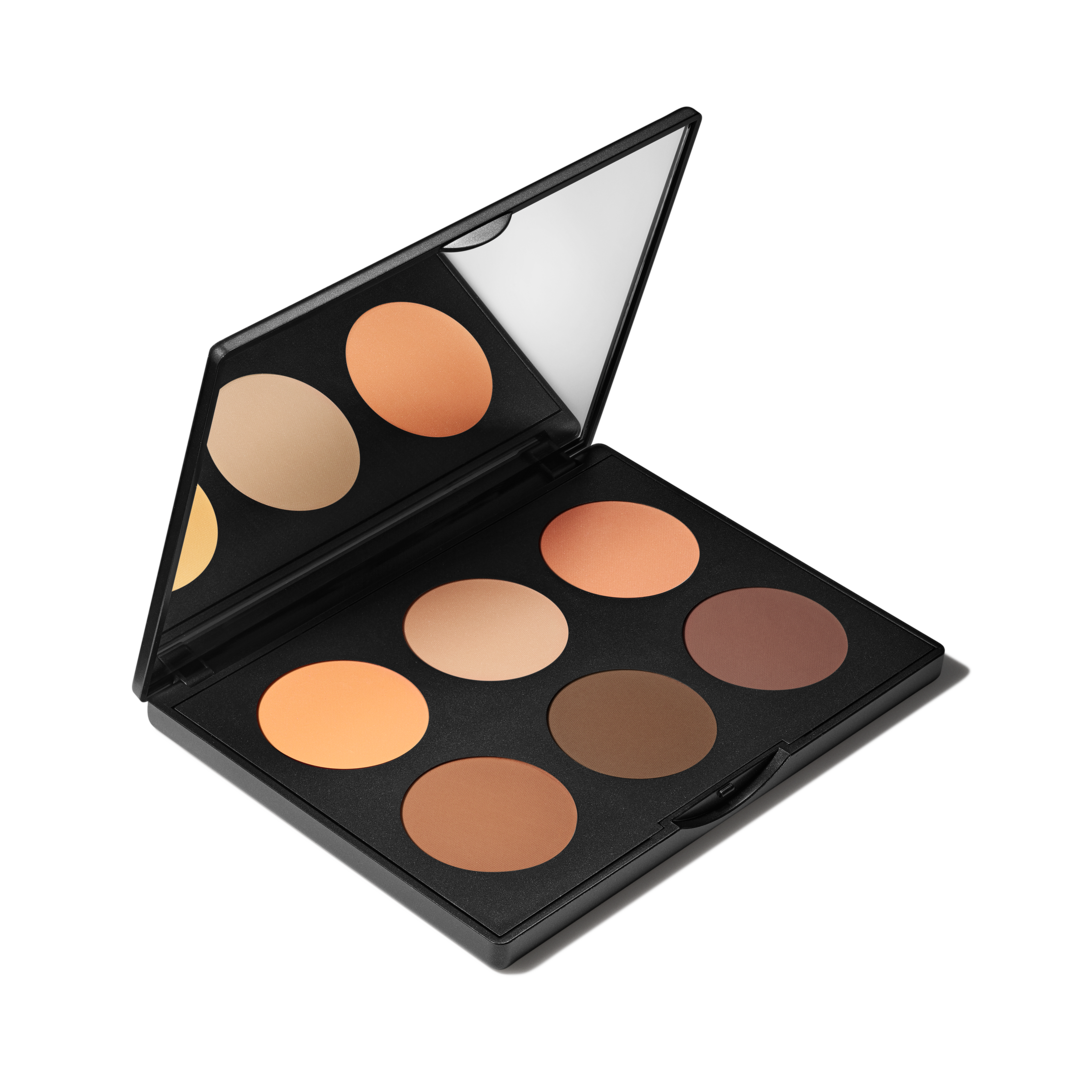 8 Color Powder Contour Palette, Matte Contouring Makeup Kit, Cosmetics  Contour and Highlighting Powder Foundation Palette, Contour & Bronzer,  Light to