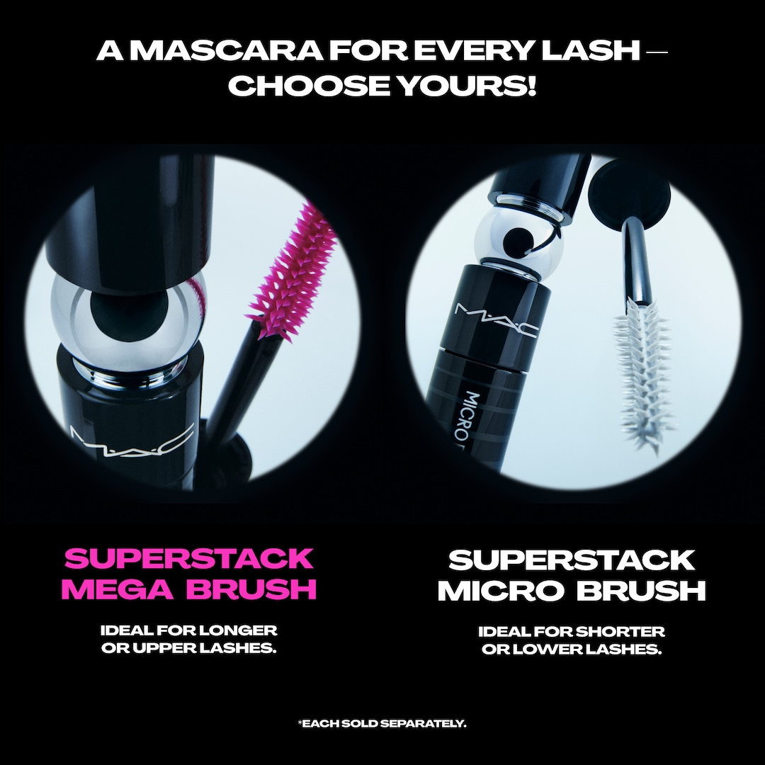 M·A·CStack Volumizing Mascara, M·A·CStack Micro Mascara, 12mL