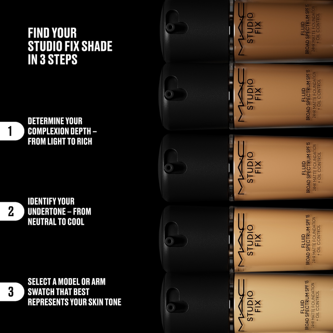 Studio Fix Fluid SPF 15 24HR Matte Foundation + Oil Control, NC15, 30ml