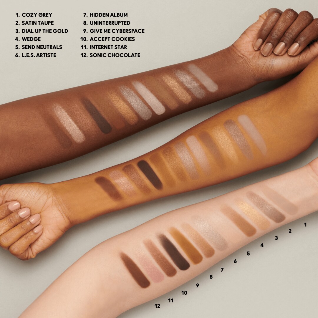 Palette de fard à paupières Connect In Colour : Unfiltered Nudes