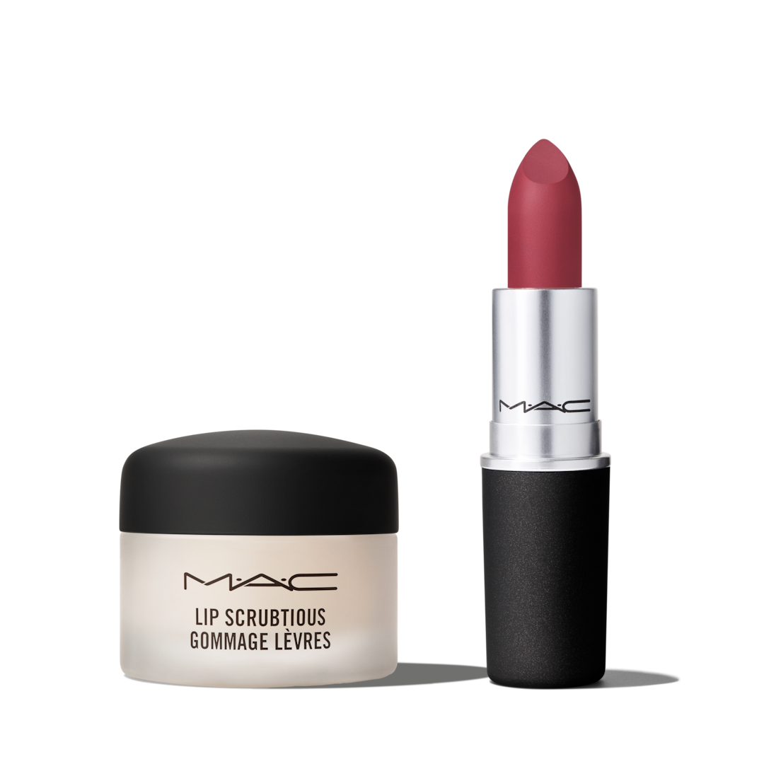 Lip Scrubtious / Powder Kiss Lipstick Duo