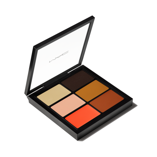 MAC Cosmetics Pro Palette Studio Finish Skin Corrector X6 in Orange and Brown, Size: 6g