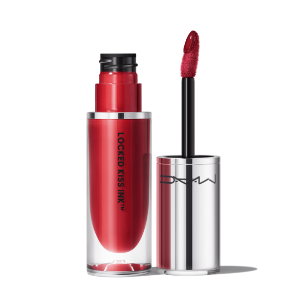 Mac Cosmetics Uk Locked Kiss Ink™ 24hr Lipcolour In Poncy In Red, Size: 4ml