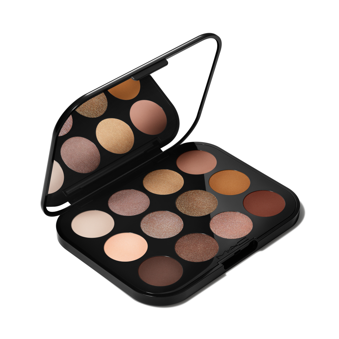 Eyeshadow Palette with Metallic, Shimmer, & Dark Shades – Cilios