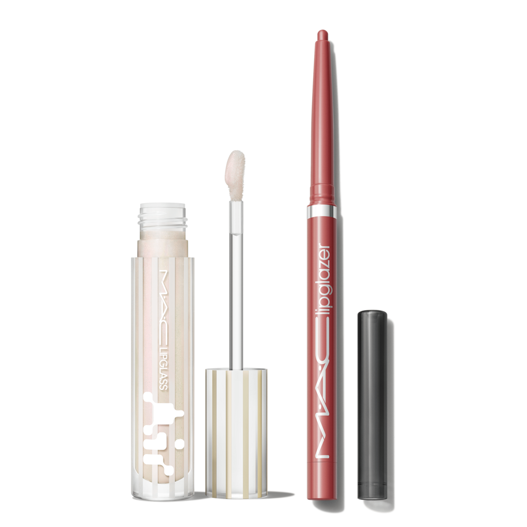 Lipglass Air Non-Sticky Gloss & Lipglazer Glossy Liner