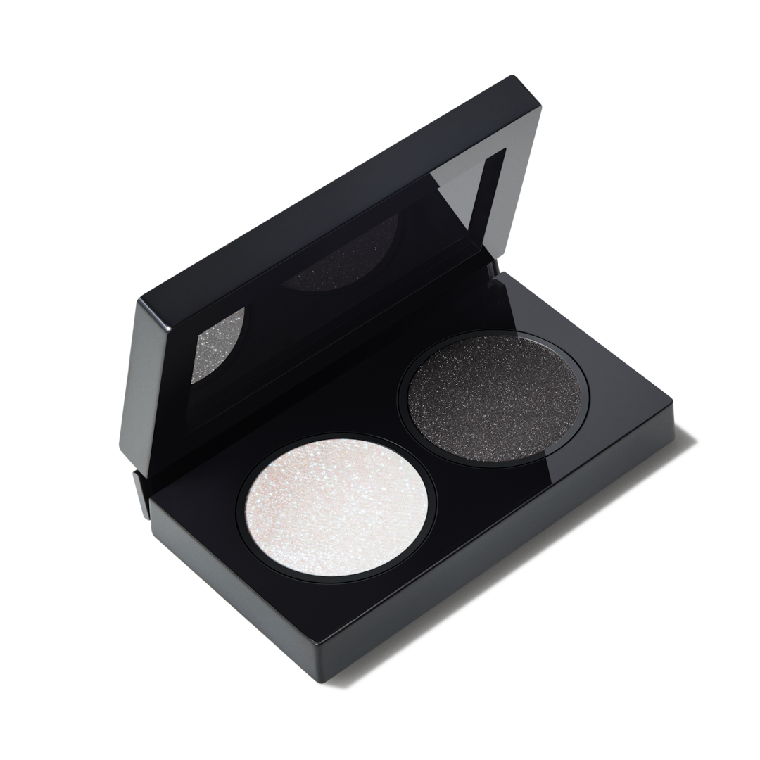 Smoke + Ice Eye Shadow Duo, Smoke + Sequins