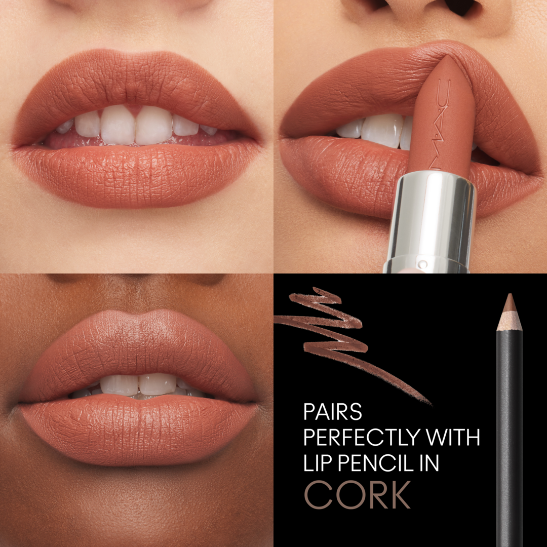 M·A·Cximal Silky Matte Lipstick / Mini M·A·C, Warm Teddy, 1.7 G